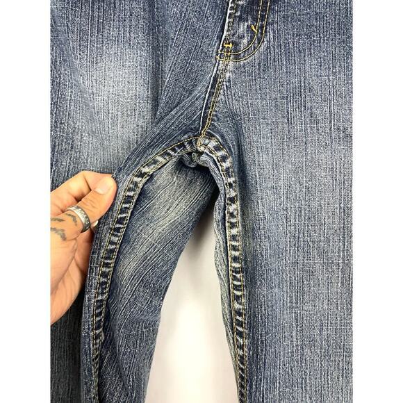 VTG Jordache Denim Blue Jeans Bootcut Women's 26" Low Rise Stretch Y2K 2000's - Picture 11 of 12